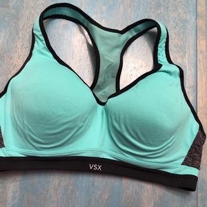 Victoria’s Secret VSX sports bra 38C teal/black
